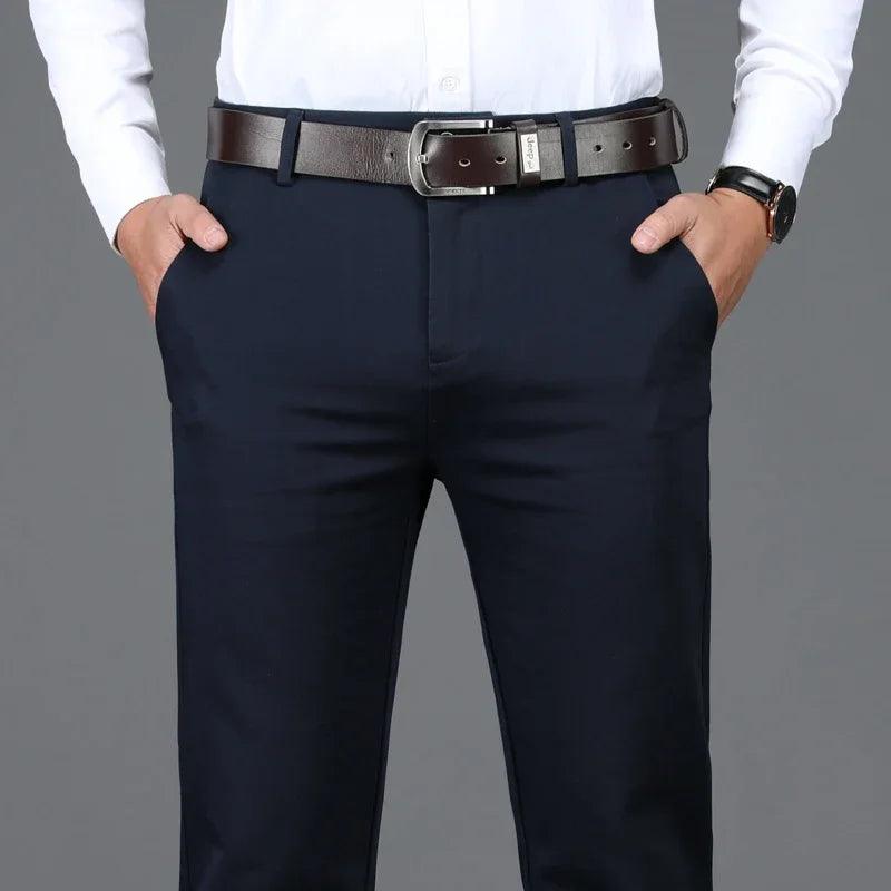 Classic Men's Business Straight Casual Pants