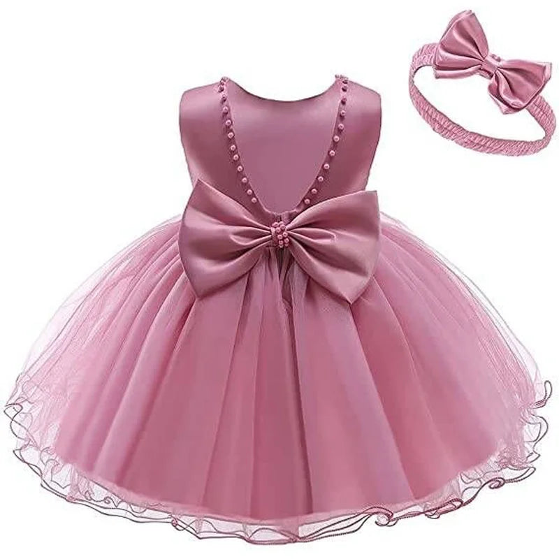 New Elegant Girls Baby Party Dress