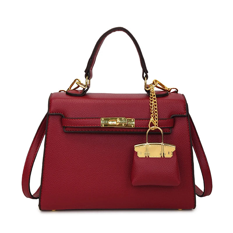 Women Luxury Vintage Leather Crossbody Bag