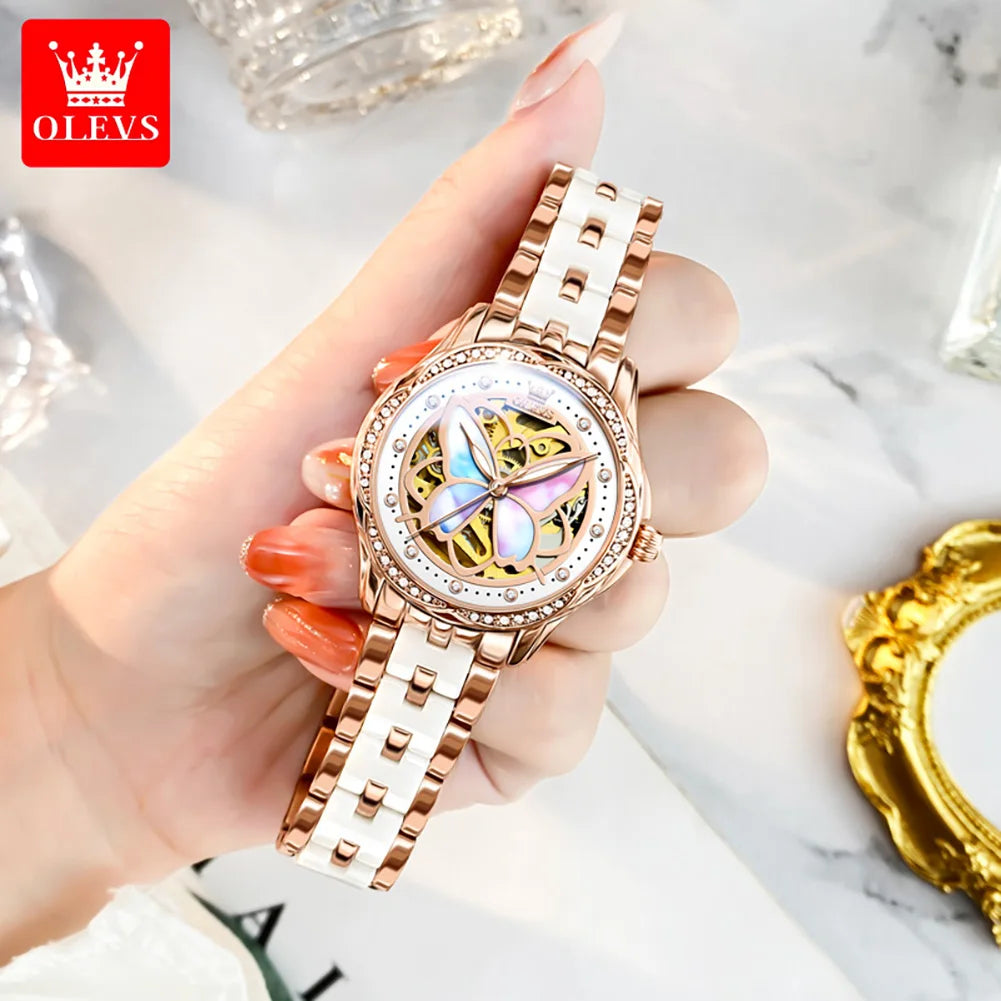 OLEVS 6615 Top Original Automatic Mechanical Wrist Watch