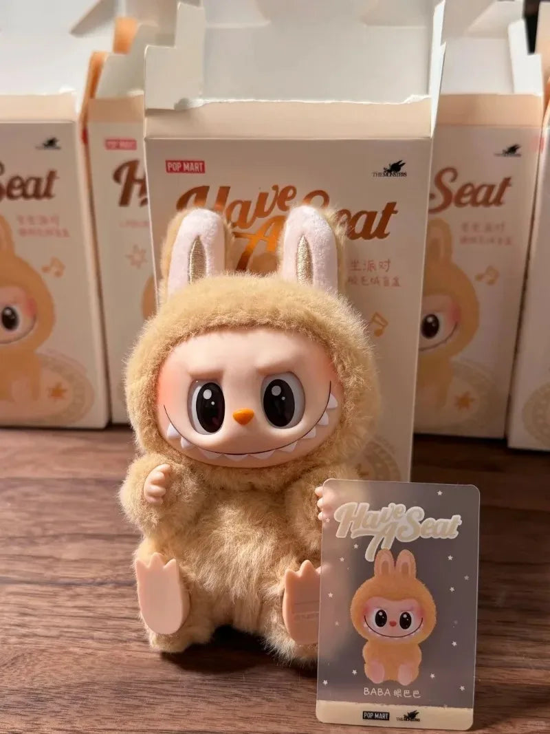 POP Mart Genuine THE MONSTERS LABUBU Sitting Party Series