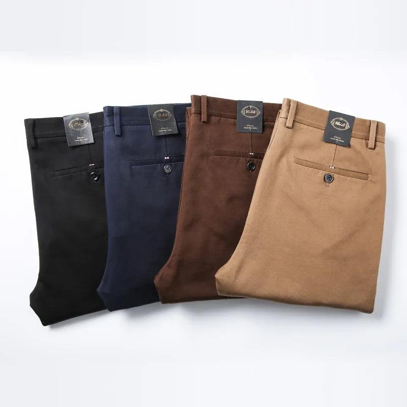 Classic Men's Business Straight Casual Pants