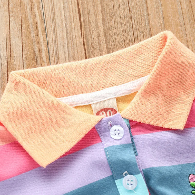 Girl's Summer fashion cute short sleeve princess dress