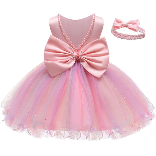 New Elegant Girls Baby Party Dress