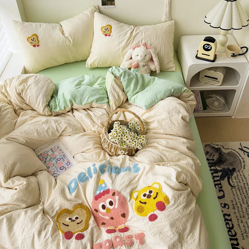 Fashionable Cute Pig Bedding Set