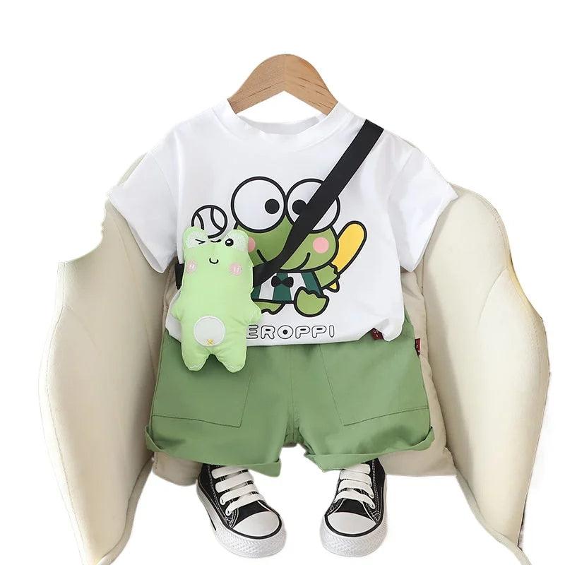 Summer Children Cute Cartoon's Clothing 2pcs/Set