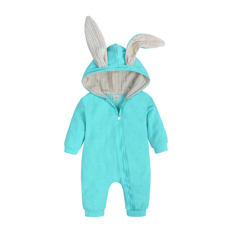 Cotton Long Sleeve Rabbit Baby Rompers Clothes