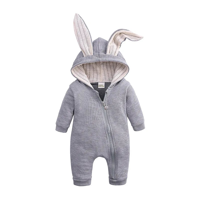 Cotton Long Sleeve Rabbit Baby Rompers Clothes