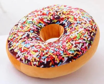 Simulation 3D Sweet Donut Pillow Cushion