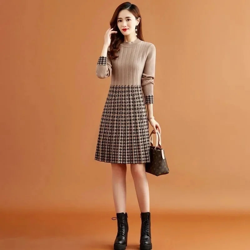 Women's Medium Long Sweater Dress