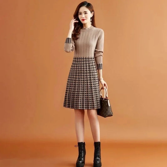 Women's Medium Long Sweater Dress
