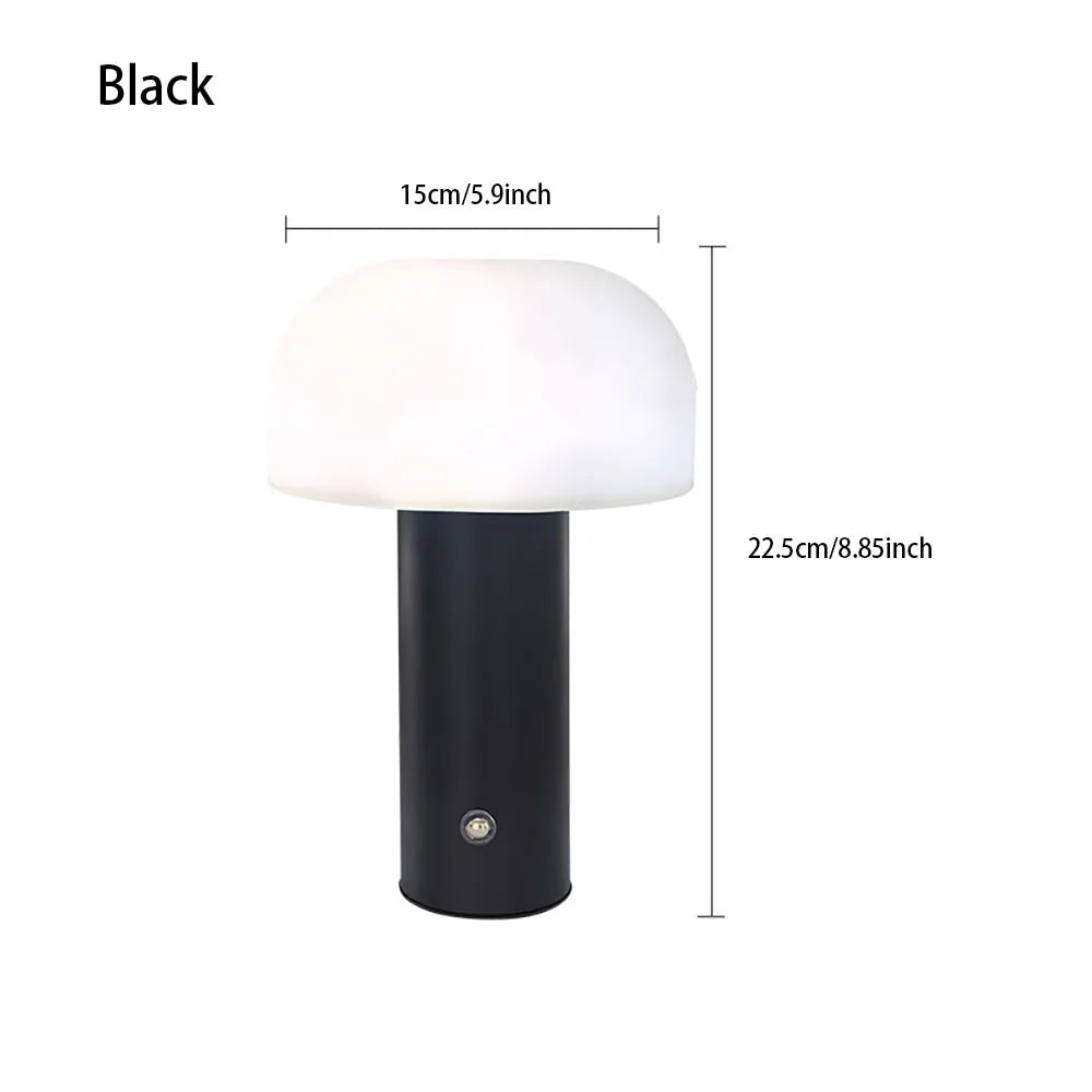 New Mushroom Lamp  3-colors Dimming Desk Lamp