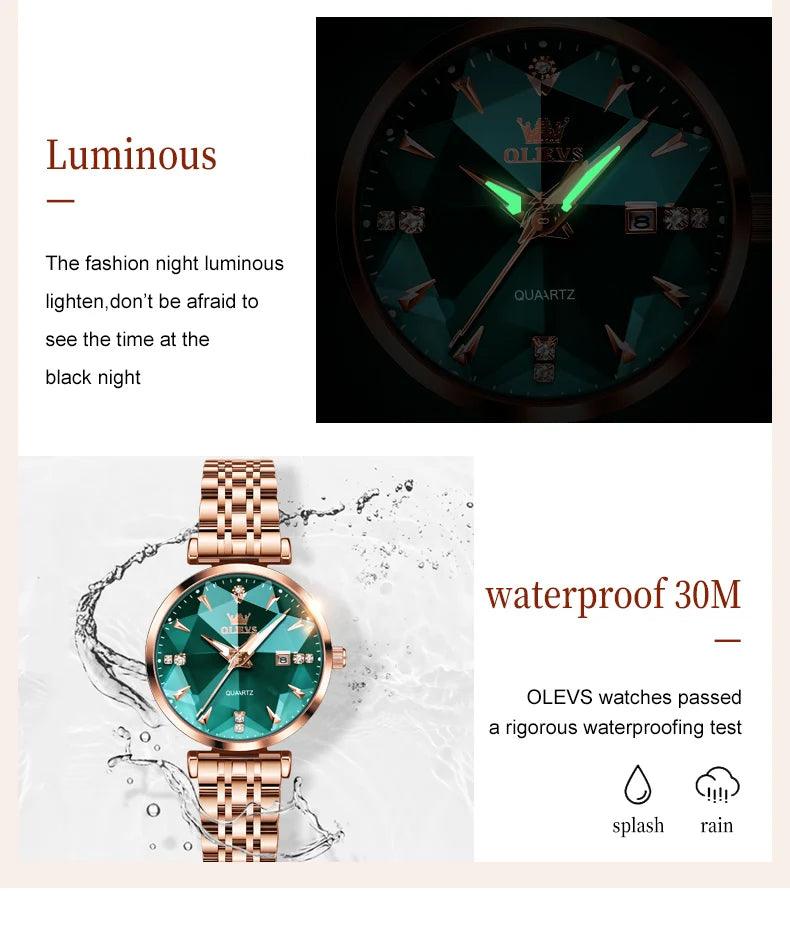 Women Luxury Jewelry Quartz Watch - Venus Trendy Fashion Online