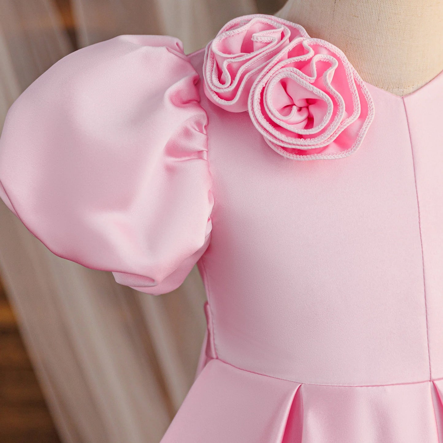 Summer Flower Bridesmaids Party Girls Dresses