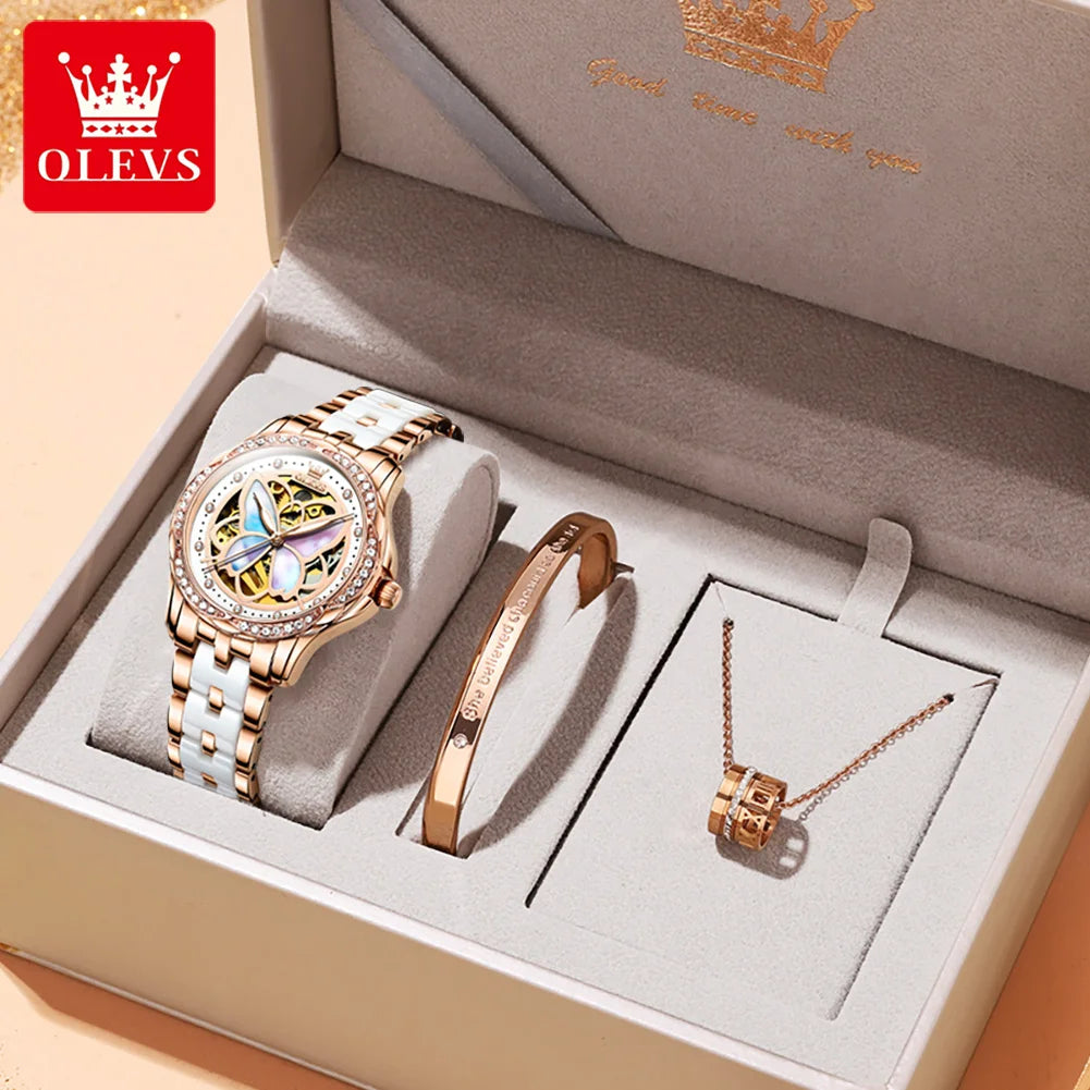 OLEVS 6615 Top Original Automatic Mechanical Wrist Watch