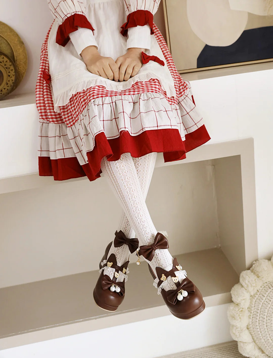 Cute Bear lolita girls shoes  Venus Trendy Fashion Online