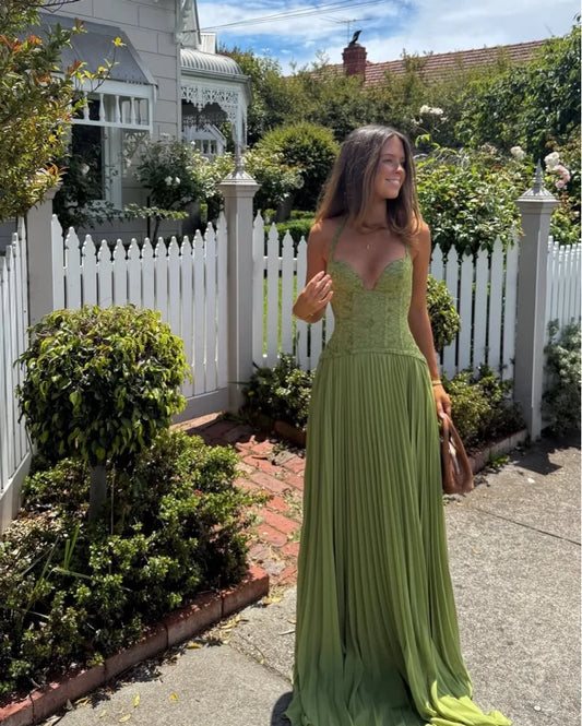 Elegant Women's Halter Long Dress