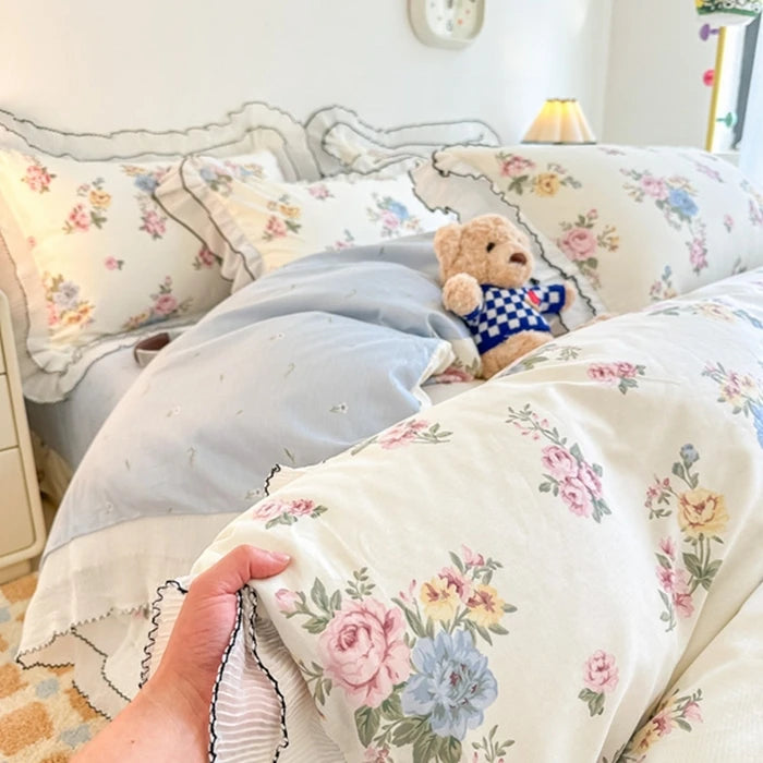 Ruffle Lace Princess Style Bedding Sets