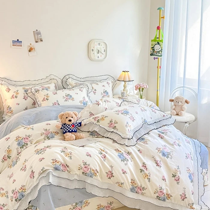 Ruffle Lace Princess Style Bedding Sets