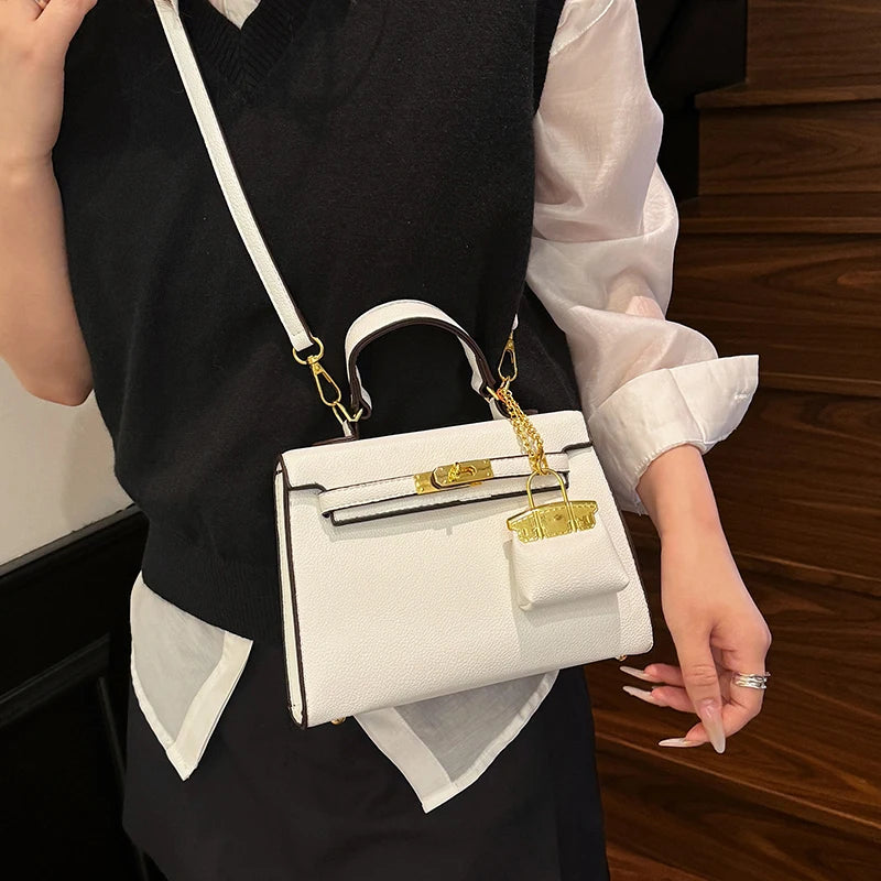Women Luxury Vintage Leather Crossbody Bag