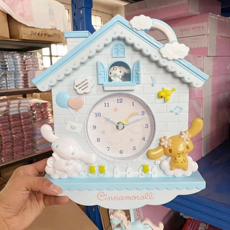 Cartoon's Wall Hanging Swing Quartz Wall Clock for Gifts