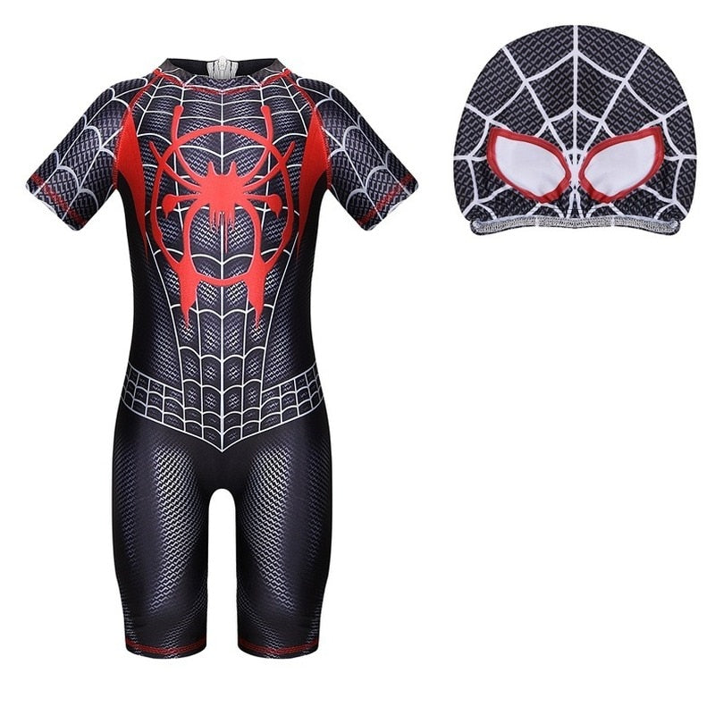Cartoon Marvel Spiderman Toddler Swimwear