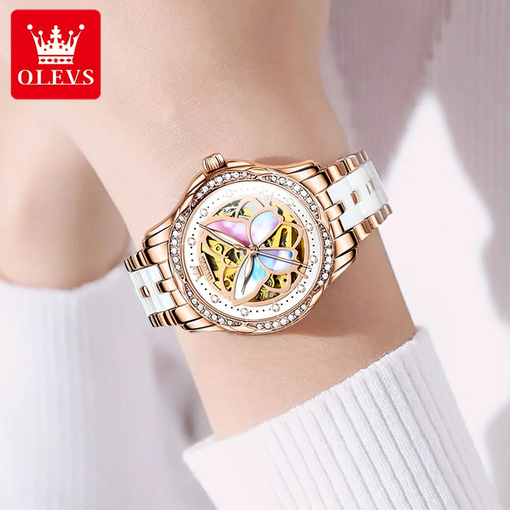 OLEVS 6615 Top Original Automatic Mechanical Wrist Watch
