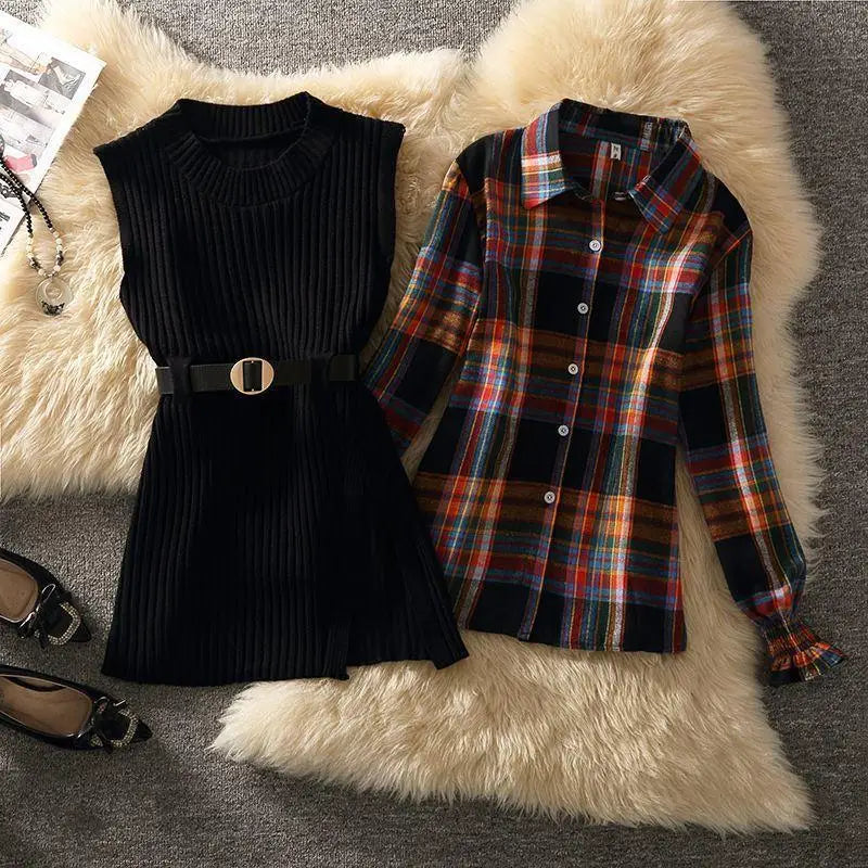 Women's Vintage Plaid Shirts