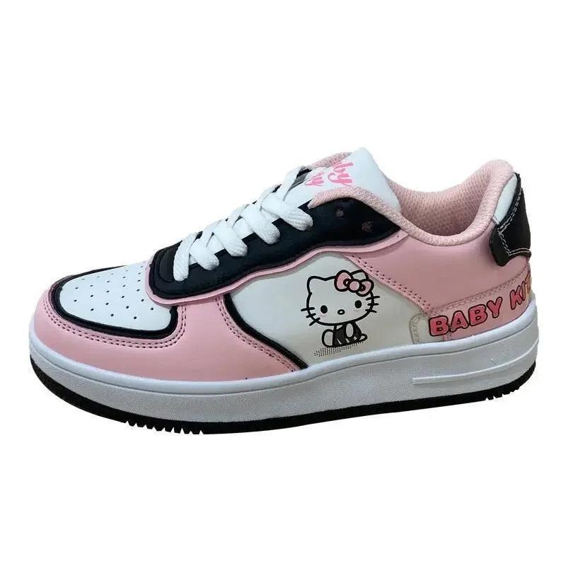 Cute Pink Sneakers Soft Girl Skateboard Shoes - Venus Trendy Fashion Online