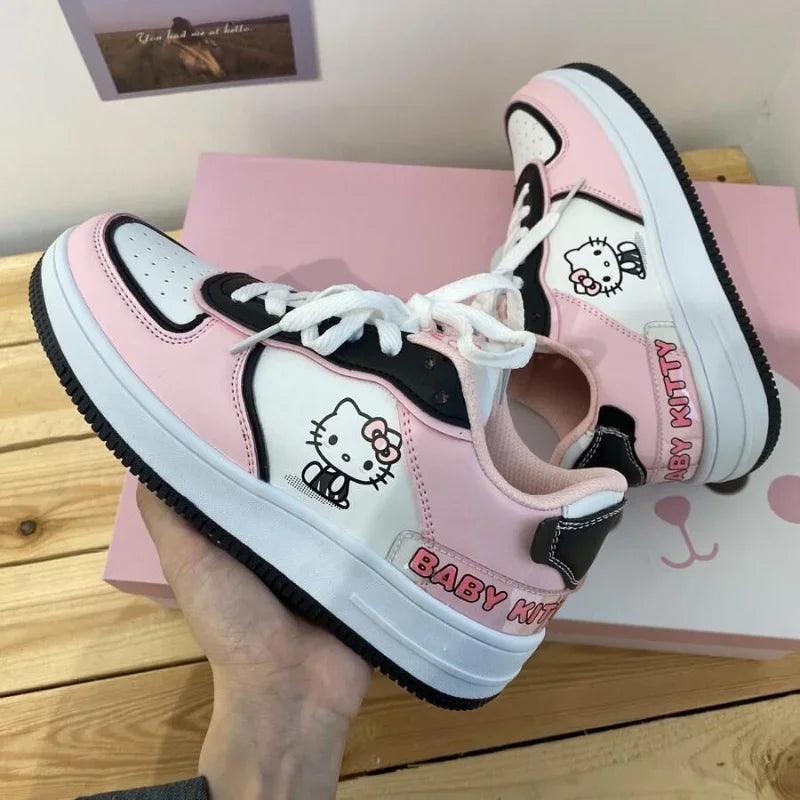 Cute Pink Sneakers Soft Girl Skateboard Shoes - Venus Trendy Fashion Online