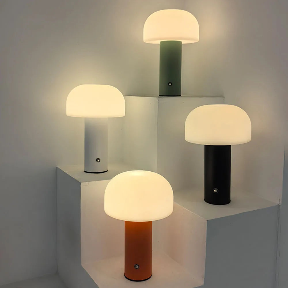 New Mushroom Lamp  3-colors Dimming Desk Lamp