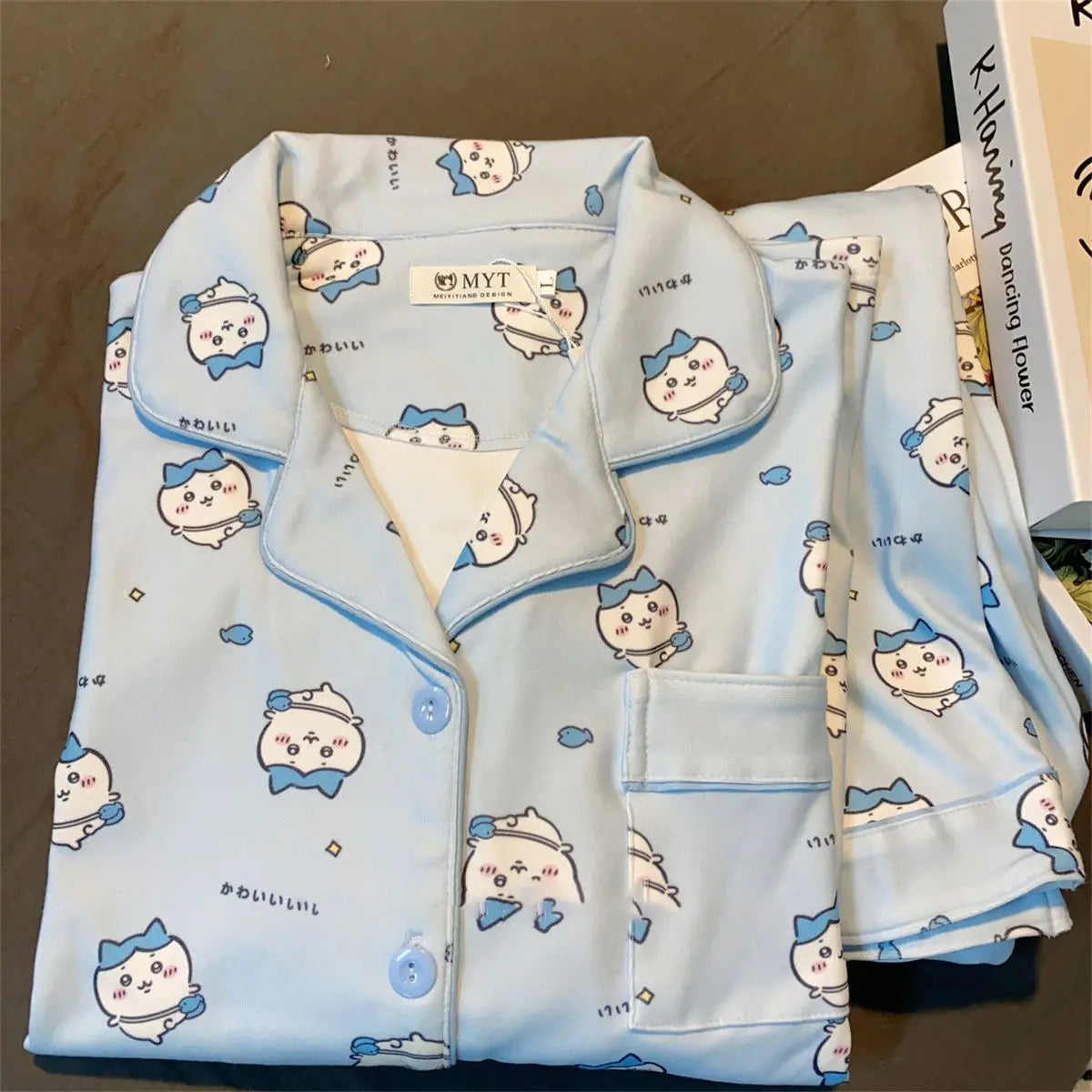 Chiikawa Hachiware Cute Pajamas Set