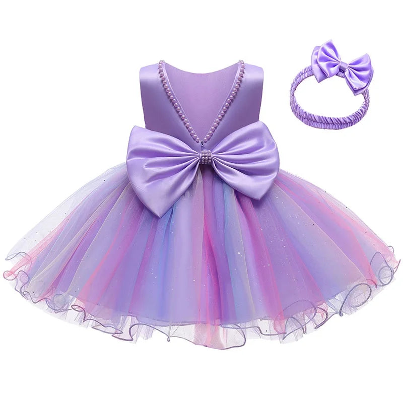New Elegant Girls Baby Party Dress