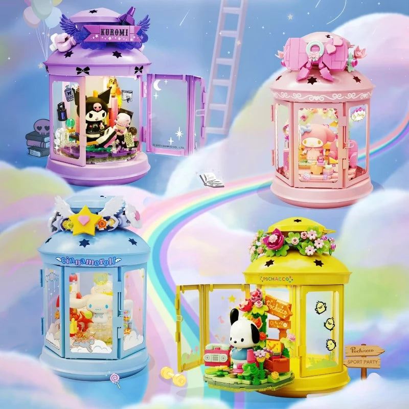 Building Blocks Night Light Series Puzzle Assembly for Gift