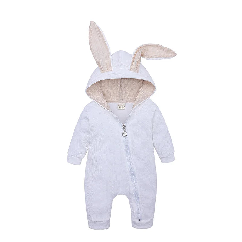 Cotton Long Sleeve Rabbit Baby Rompers Clothes