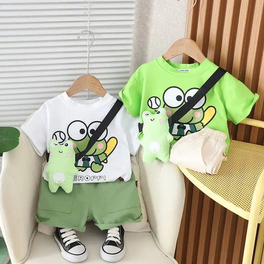 Summer Children Cute Cartoon's Clothing 2pcs/Set