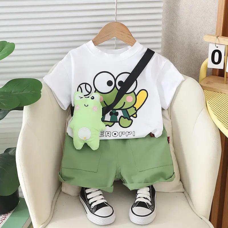 Summer Children Cute Cartoon's Clothing 2pcs/Set