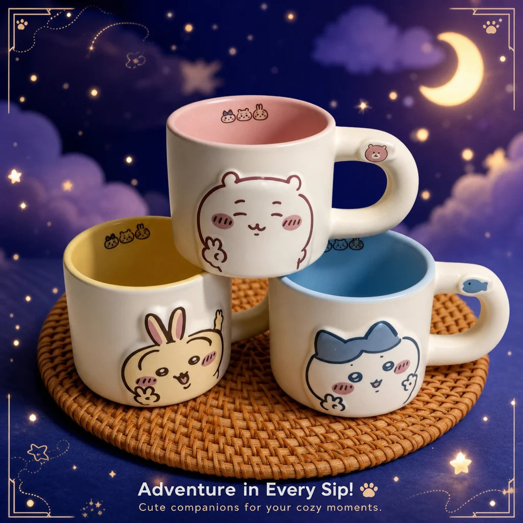 Cute Chiikawa Coffee Milk Cup for Gift