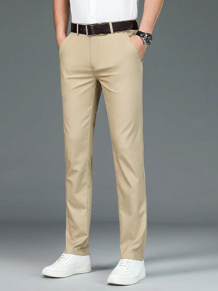 High Quality Luxury Straight Business Suit Pants