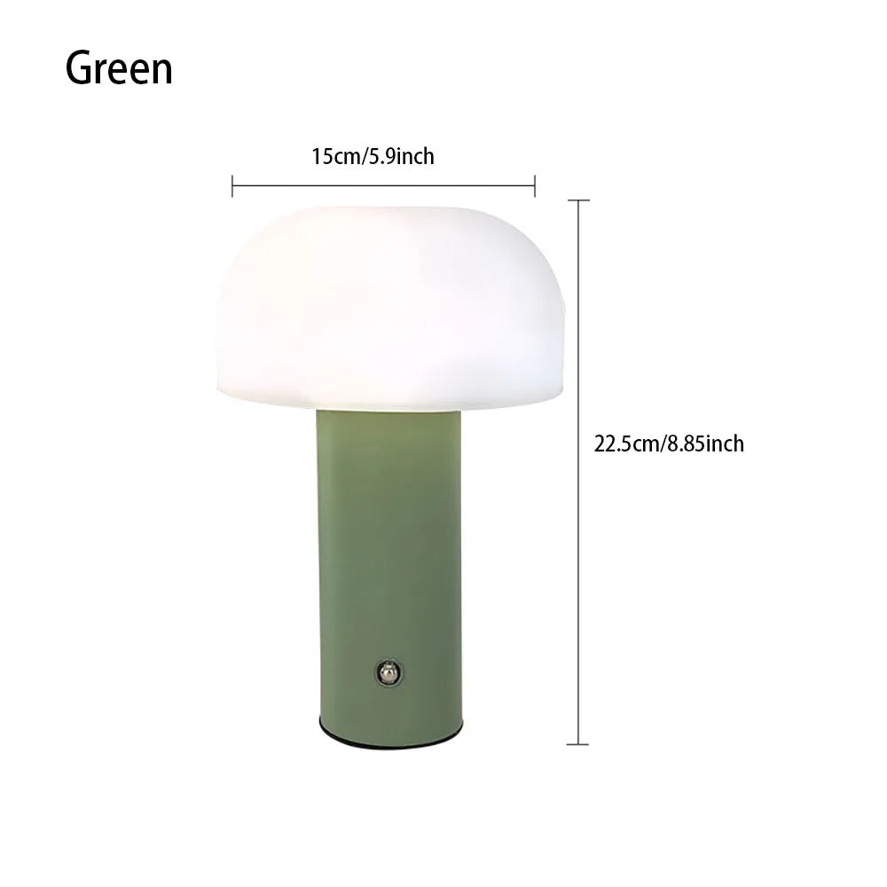 New Mushroom Lamp  3-colors Dimming Desk Lamp