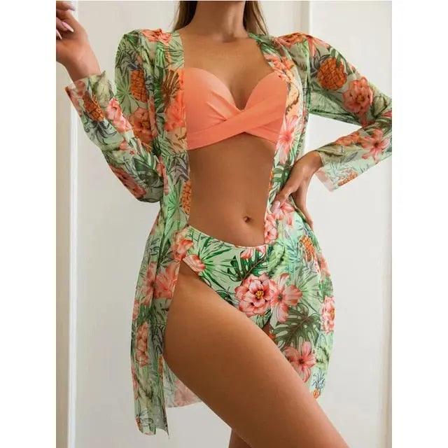 Sexy Bikinis And Cover Set - Venus Trendy Fashion Online