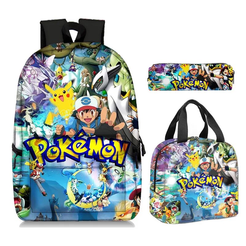 Pokemon Student School Bag