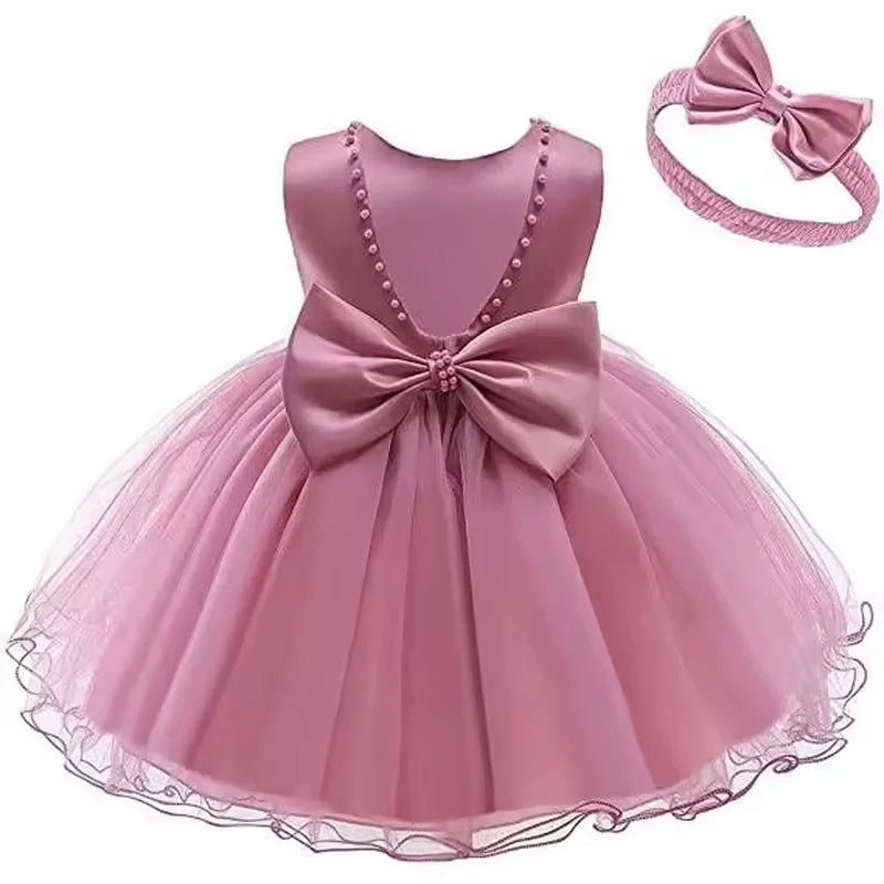 New Elegant Girls Baby Party Dress