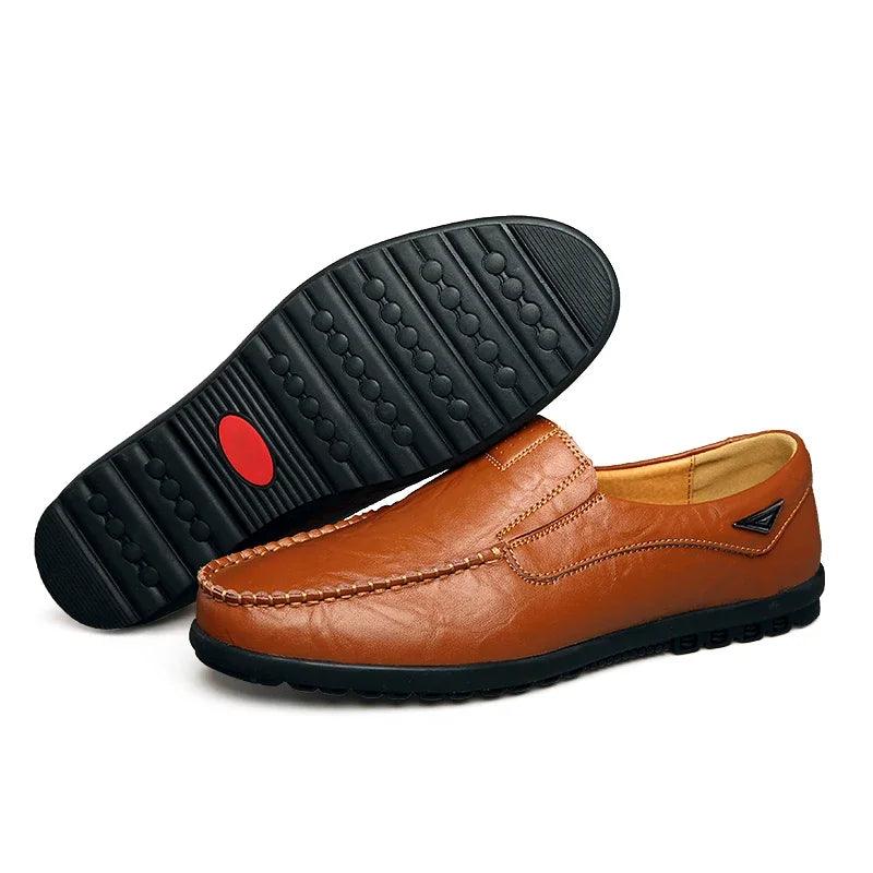 Genuine Leather Men Casual Shoes - Venus Trendy Fashion Online