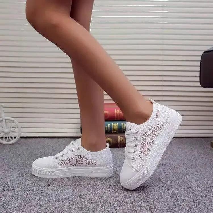 Women Summer Casual White Shoes - Venus Trendy Fashion Online