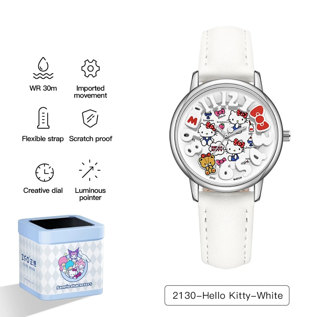 Women's fashionable luminous waterproof quartz watch