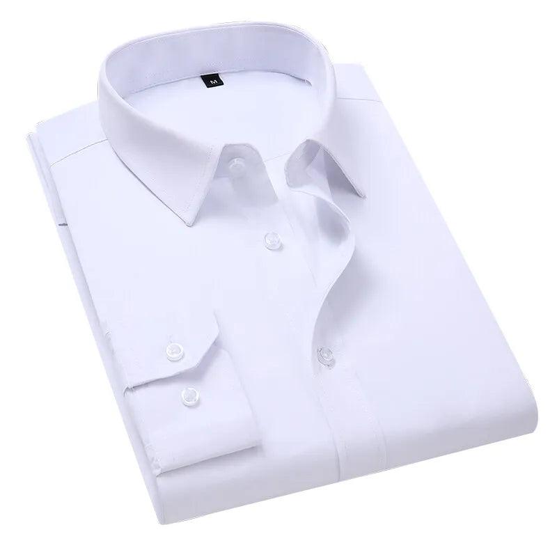 New Business Casual Lapel Buttons Formal Shirts - Venus Trendy Fashion Online