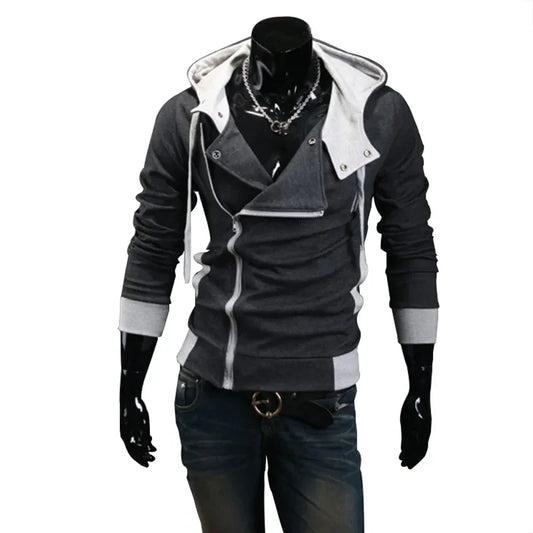 Male Zipper Cardigan Hoodies Jacket - Venus Trendy Fashion Online