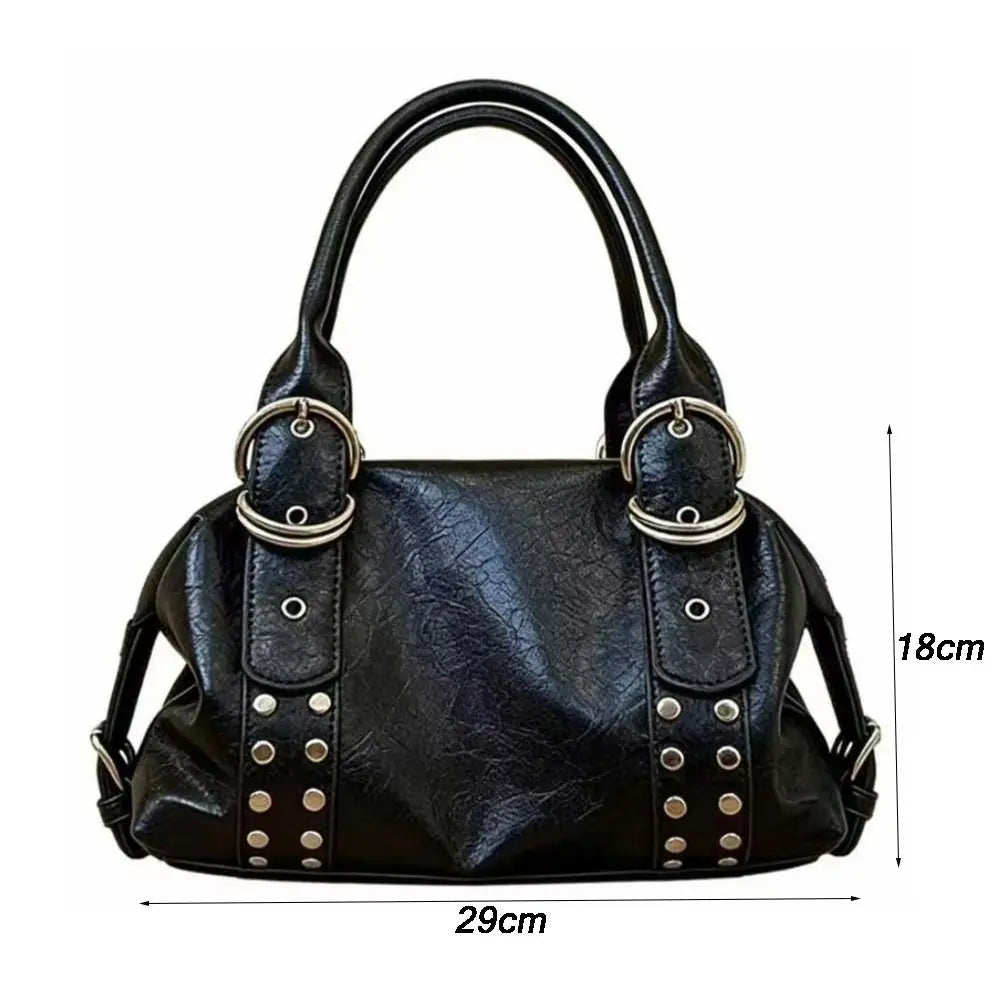 Vintage Style PU Leather Women Shoulder Bag