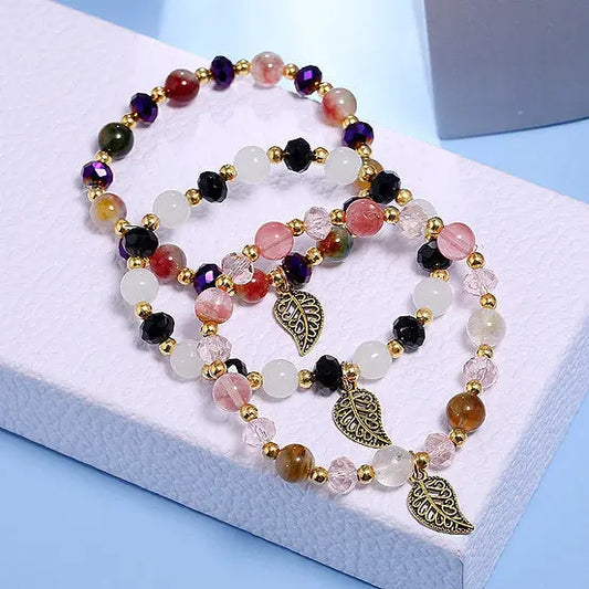 Simple Fashion Colored Beaded Bracelet - Venus Trendy Fashion Online